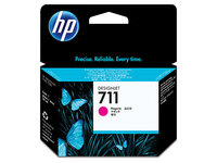 HP 711 - 29 ml - magenta - original - DesignJet - bläckpatron - för DesignJet T100, T120, T120 ePrinter, T125, T130, T520, T520 ePrinter, T525, T530 CZ131A