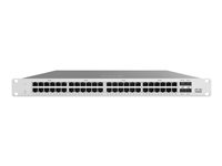 Cisco Meraki Cloud Managed MS125-48LP - Switch - Administrerad - 48 x 10/100/1000 + 4 x 10 Gigabit SFP+ - skrivbordsmodell, väggmonterbar MS125-48LP-HW