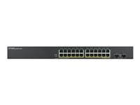 Zyxel GS1900-24HP, hanterad, Gigabit Ethernet (10/100/1000), 1U GS190024HPV2-EU0101F