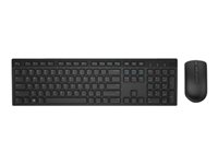 Dell KM636 - Sats med tangentbord och mus - trådlös - QWERTY - Nordisk - svart - för Inspiron 34XX, 36XX, 54XX, 55XX, Latitude 33XX, 35XX, 73XX, Vostro 36XX, XPS 13 93XX 580-ADFS