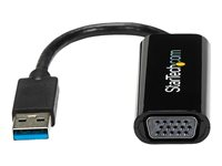 StarTech.com Smal USB 3.0 till externt VGA-videokort, flerskärmsadapter – 1920x1200/1080p, 3.2 Gen 1 (3.1 Gen 1), USB Type-A, VGA-utgång (D-Sub), 1920 x 1200 pixlar USB32VGAES