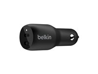 Belkin BOOST?CHARGE, Automatisk, Cigarr tändare, Svart CCB002btBK