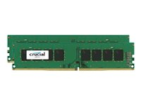 32GB KIT 16GBX2 DDR4 PC4-19200 CL17 DR X8 UNBUFF DIMM 288PIN CT2K16G4DFD824A