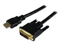 StarTech.com 1,5 m HDMI till DVI-D-kabel – M/M, 1,5 m, HDMI, DVI-D, Hankoppling, Hankoppling, Guld HDDVIMM150CM