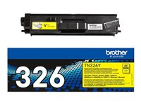 Brother TN-326Y, 3500 sidor, Gul, 1 styck TN326Y