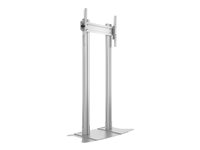 Multibrackets M Public Display Stand 210 Dual Pillar Floorbase Silver VESA Up to 800x600 Max 125kg 7350073732562