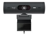 Logitech BRIO 505 - Webbkamera - färg - 4 MP - 1920 x 1080 - 1080p, 720p - ljud - USB-C 960-001459