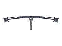 Multibrackets M VESA Desktopmount Triple Arm Expansion Kit - Monteringskomponent (arm för montering av tre skärmar) - för 3 LCD-bildskärmar - svart - skärmstorlek: 15"-24" 7350022735002