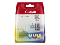 CANON CLI-8 Multipack cyan/magenta/yellow 0621B029