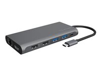 ICY BOX IB-DK4050-CPD, Kabel, USB 3.2 Gen 1 (3.1 Gen 1) Type-C, 100 W, 10,100,1000 Mbit/s, Antracit, MicroSD (TransFlash), SD IB-DK4050-CPD