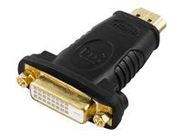 Deltaco HDMI-10, 19-pin HDMI, DVI, Svart HDMI-10