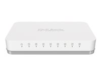 D-Link GO-SW-8G/E, Ohanterad, Gigabit Ethernet (10/100/1000), Full duplex GO-SW-8G/E