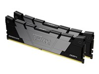 Kingston FURY Renegade - DDR4 - sats - 32 GB: 2 x 16 GB - DIMM 288-pin - 2133 MHz / PC4-34100 - CL19 - 1.2 V - ej buffrad - icke ECC - svart KF442C19RB12K2/32