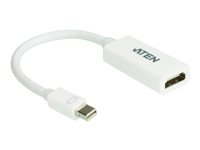 ATEN Mini DisplayPort till HDMI-adapter, Mini DisplayPort, HDMI, Hankoppling, Honkoppling, Rak, Rak VC980-AT