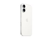 Apple iPhone 16 - 5G smartphone - dual-SIM / Internminne 512 GB - OLED-skärm - 6.1" - 2556 x 1179 pixlar - 2 bakre kameror 48 MP, 12 MP - front camera 12 MP - vit MYEP3QN/A