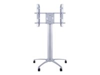 Multibrackets M Public Display Stand 145 Single - Ställ - för LCD-display - aluminium - silver - skärmstorlek: 46"-63" - monteringsgränssnitt: 800 x 500 mm 7350022735385