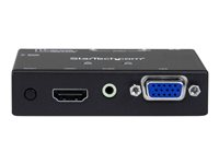 StarTech.com 2x1 VGA + HDMI till VGA-konverteringsswitch med prioriterad växling - 1080p, HDMI/VGA, Svart, 1080p, 1290 x 1200 pixlar, 100 - 240 VAC, 0.4 A / 5 VDC, 2 A, 172 g VS221HD2VGA