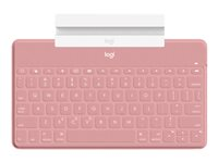 Logitech Keys-To-Go, Amerikanskt internationellt, 1,7 cm, 1,2 mm, Apple, iPad, iPhone, Apple TV, Rosa 920-010176