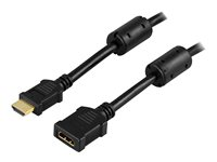 Deltaco HDMI-123, 3 m, HDMI Typ A (standard), HDMI Typ A (standard), Svart HDMI-123