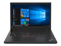 Lenovo ThinkPad T480 20L6 - Core i5 8250U / 1.6 GHz - Win 10 Pro 64-bitars - 8 GB RAM - 256 GB SSD TCG Opal Encryption 2, NVMe - 14" IPS 1920 x 1080 (Full HD) - UHD Graphics 620 - Wi-Fi, Bluetooth - svart - kbd: nordisk 20L60034MX