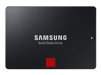 Samsung 860 PRO MZ-76P4T0B - Solid state drive - krypterat - 4 TB - inbyggd - 2.5" - SATA 6Gb/s - buffert: 4 GB - 256 bitars AES - TCG Opal Encryption 2.0 MZ-76P4T0B/EU