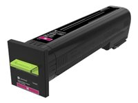 Lexmark 72K20M0, 8000 sidor, Magenta, 1 styck 72K20M0