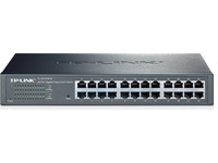 TP-Link TL-SG1024DE, hanterad, L2, Gigabit Ethernet (10/100/1000), Full duplex, Rackmontering TL-SG1024DE