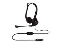 Logitech PC Headset 960 USB - Headset - på örat - kabelansluten 981-000100