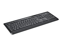 FUJITSU Keyboard KB900 spritzwasser resistent. Tastenleiste 12 Hotkeys schwarz silberfarbenen Rand. Leitung 1.8 m USB (US) S26381-K560-L402