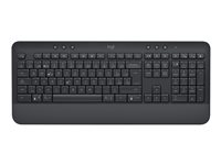 Logitech Signature MK650 Combo for Business - Sats med tangentbord och mus - trådlös - 2.4 GHz, Bluetooth LE - QWERTY - USA, internationellt - grafit 920-011004