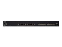 Cisco 550X Series SX550X-16FT - Switch - L3 - Administrerad - 8 x 10GBase-T + 8 x 10 Gigabit SFP+ - skrivbordsmodell, rackmonterbar SX550X-16FT-K9-EU