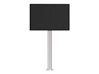 Multibrackets M Display Stand 180 Single Silver w. Floormount VESA 200x200-700x400 Max 60kg 7350073732395