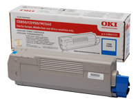 OKI Toner cyan 6000pages fuer C5850 C5950 43865723