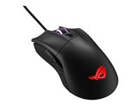 ASUS ROG Gladius II Core, högerhand, Optisk, USB Type-A, 6200 DPI, Svart 90MP01D0-B0UA00