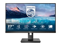 27, 1920x1080, IPS, Flat, H/A 130 MM Pivot, 75 Hz, 3 side narrow bezel, TUV Eye Comfort Certified, USB HUB, SPEAKERS, -, -, -, DPx1, HDMIx1, DVIx1, VGAx1, Brightness 250 cd/m2, S-LINE 272S1M/00