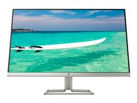 HP 27f - LED-skärm - 27" - 1920 x 1080 Full HD (1080p) @ 60 Hz - IPS - 300 cd/m² - 1000:1 - 5 ms - HDMI, VGA - naturligt silver 2XN62AA#ABB