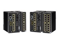 Cisco Catalyst IE3300 Rugged Series - Switch - Administrerad - 10 x 10/100/1000 (8 PoE+) + 2 x SFP - DIN-skenmonterbar - PoE+ (360 W) - Likström IE-3300-8P2S-E