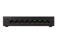 Cisco Small Business SF110D-08 - Switch - unmanaged - 8 x 10/100 - desktop, wall-mountable - DC power SF110D-08-EU