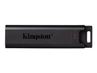 Kingston Technology DataTraveler Max, 1 TB, USB Type-C, 3.2 Gen 2 (3.1 Gen 2), 1000 MB/s, Friktionslager, Svart DTMAX/1TB