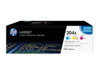 HP Toner 304A CYM Tri-Pack CF372AM