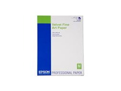 Epson Velvet Fine Art Paper, DIN A2, 260 g/m², 25 ark, 42 cm, Mätt, 480 um, 260 g/m ^ C13S042096