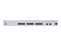 Cisco CBS350, hanterad, L3, 10G Ethernet (100/1000/10000), Rackmontering, 1U CBS350-12XT-EU