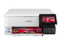 Epson EcoTank ET-8500, Bläckstråleskrivare, Färgutskrift, 5760 x 1440 DPI, A4, Direktutskrift, Vit C11CJ20401