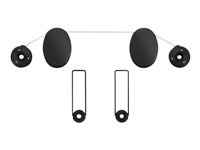 Multibrackets M VESA Wire - Monteringssats (väggfäste) - för platt panel - svart - skärmstorlek: 26"-55" - väggmonterbar 7350022735040