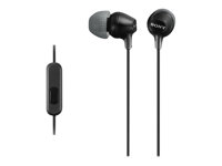 SONY IN-EAR HEADSET WITH MIC MDREX15APB.CE7 BLACK MSD MDREX15APB.CE7