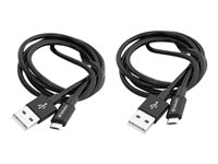 MICRO B USB CABLE SYNC o CHARGE 100CM BLACK + MICRO B 48874