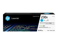 HP 230X Cyan Original LaserJet Toner Cartridge, 5500 sidor, Cyan, 1 styck W2301X