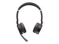 Jabra Evolve 75+ UC Stereo - Headset - på örat - Bluetooth - trådlös - aktiv brusradering - USB 7599-838-199