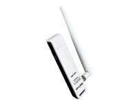 TP-Link TL-WN722N, Trådlös, USB, WLAN, Wi-Fi 4 (802.11n), 150 Mbit/s, Svart, Vit TL-WN722N