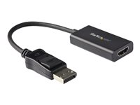 StarTech.com DisplayPort till HDMI-adapter med HDR - 4K 60 Hz - Svart, 0,122 m, DisplayPort, HDMI Typ A (standard), Hankoppling, Honkoppling, Rak DP2HD4K60H